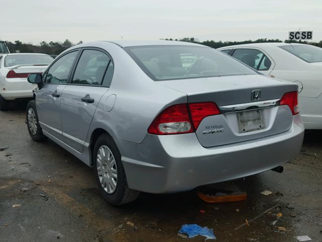 19XFA1F30BE043164 - 2011 HONDA CIVIC VP SILVER photo 3