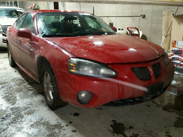 2G2WP552881162881 - 2008 PONTIAC GRAND PRIX RED photo 1
