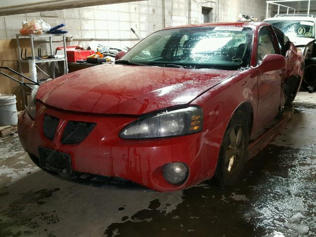 2G2WP552881162881 - 2008 PONTIAC GRAND PRIX RED photo 2