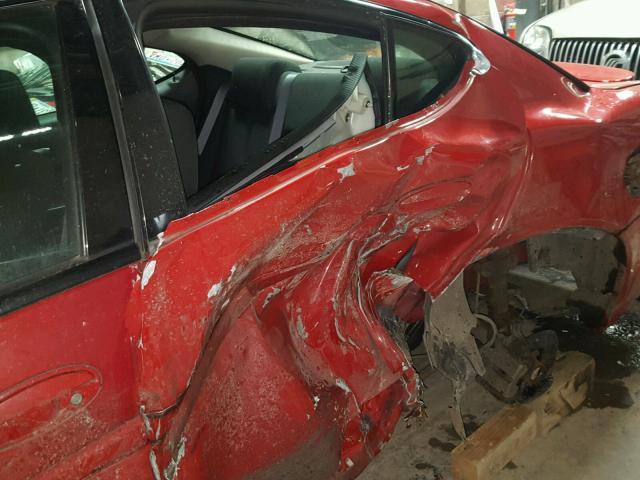 2G2WP552881162881 - 2008 PONTIAC GRAND PRIX RED photo 9