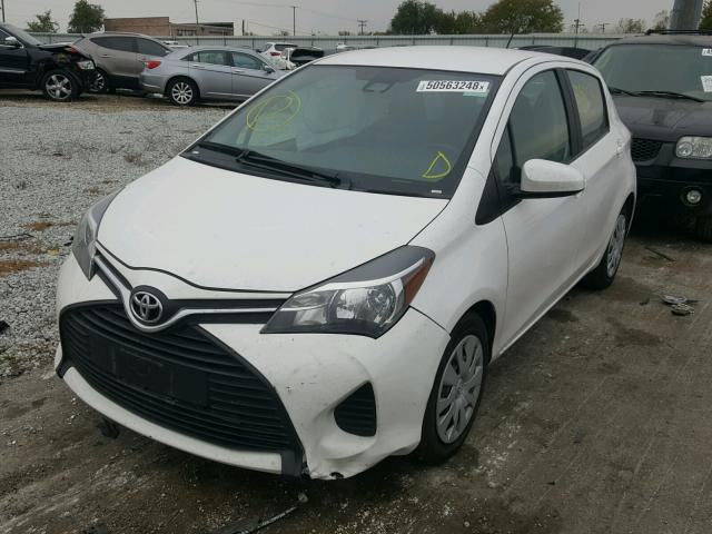 VNKKTUD35HA081800 - 2017 TOYOTA YARIS L WHITE photo 2