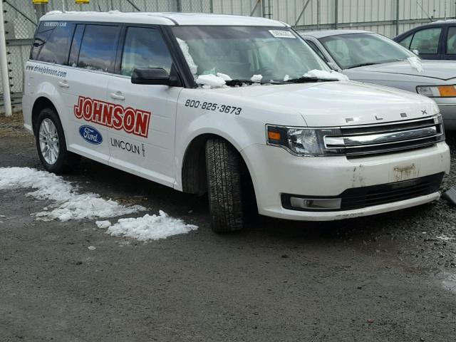 2FMHK6C82DBD36444 - 2013 FORD FLEX SEL WHITE photo 1