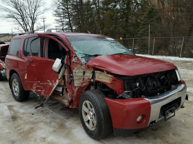 5N1BA08C97N721673 - 2007 NISSAN ARMADA SE RED photo 1