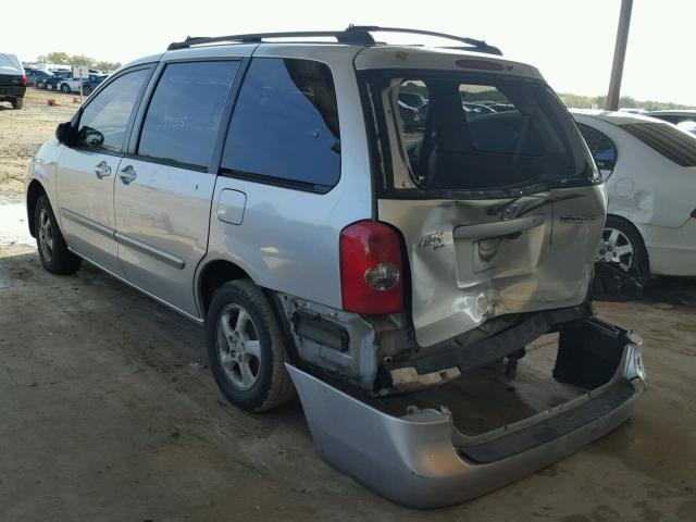 JM3LW28A620310121 - 2002 MAZDA MPV WAGON SILVER photo 3