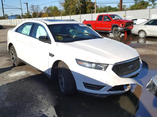 1FAHP2KT2FG125153 - 2015 FORD TAURUS SHO WHITE photo 1