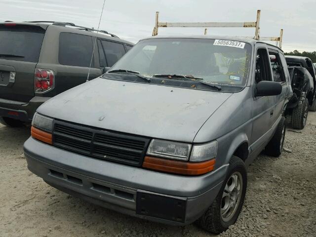 2B4GH2534SR327996 - 1995 DODGE CARAVAN GRAY photo 2