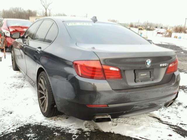 WBAFR9C53BC270494 - 2011 BMW 550 I BLACK photo 3