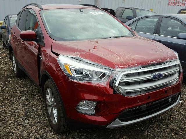 1FMCU9GDXHUC44897 - 2017 FORD ESCAPE SE RED photo 1