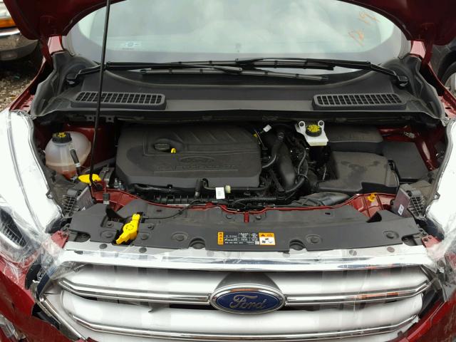 1FMCU9GDXHUC44897 - 2017 FORD ESCAPE SE RED photo 7