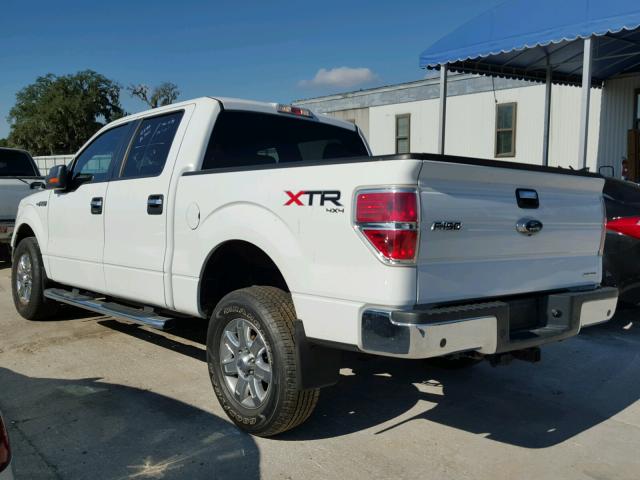 1FTFW1EFXDFD07206 - 2013 FORD F150 SUPER WHITE photo 3