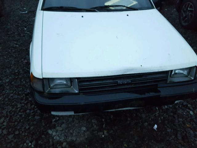 JT2EL36G4K0344672 - 1989 TOYOTA TERCEL EZ WHITE photo 7