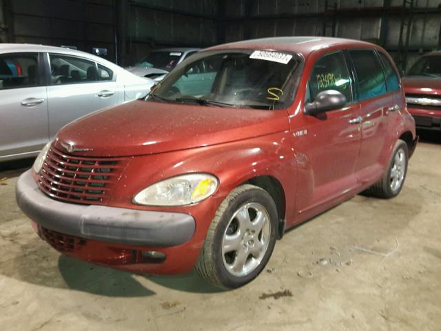 3C8FY68B32T237243 - 2002 CHRYSLER PT CRUISER RED photo 2