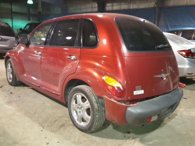 3C8FY68B32T237243 - 2002 CHRYSLER PT CRUISER RED photo 3