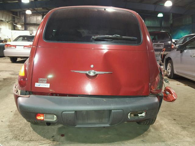 3C8FY68B32T237243 - 2002 CHRYSLER PT CRUISER RED photo 9