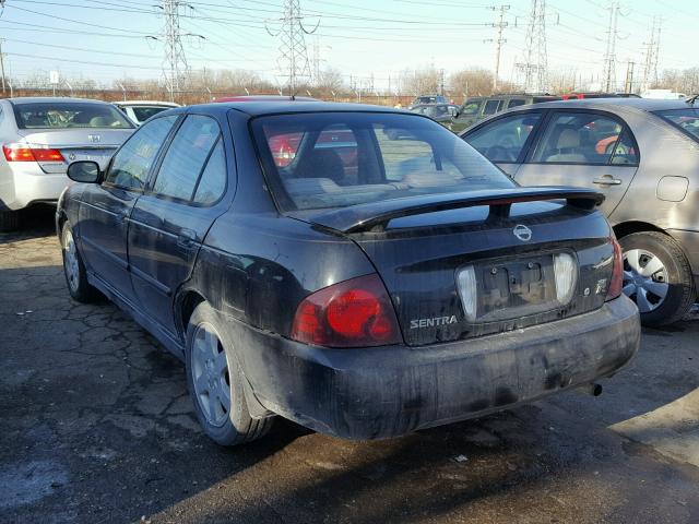 3N1AB51D45L516291 - 2005 NISSAN SENTRA SE- BLACK photo 3