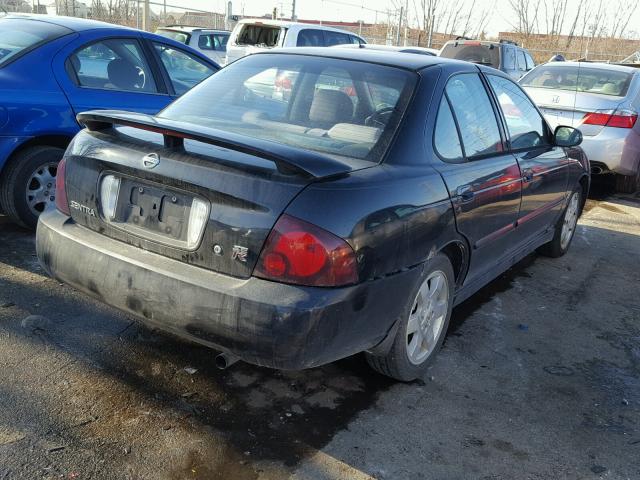 3N1AB51D45L516291 - 2005 NISSAN SENTRA SE- BLACK photo 4