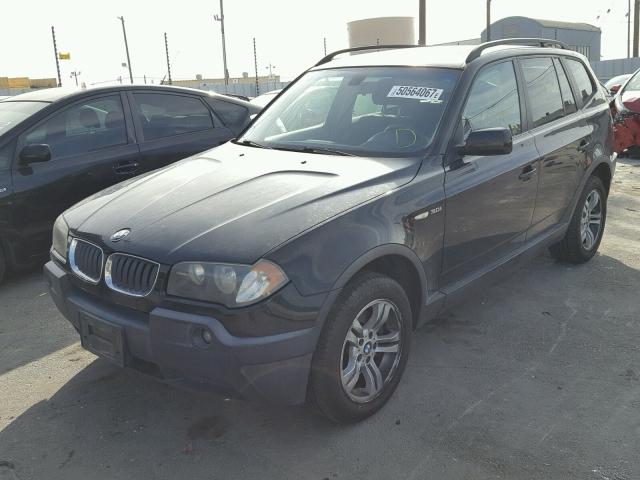 WBXPA93445WD16302 - 2005 BMW X3 3.0I BLACK photo 2