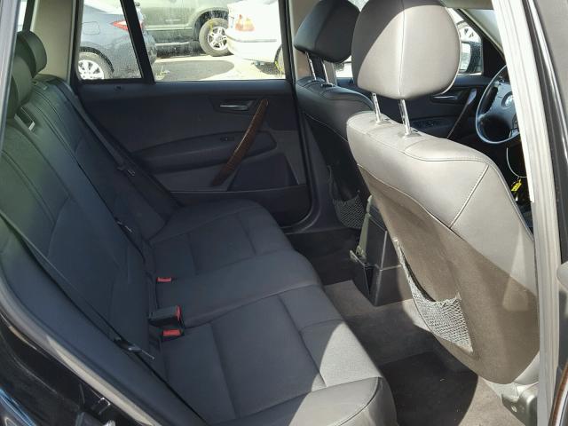 WBXPA93445WD16302 - 2005 BMW X3 3.0I BLACK photo 6