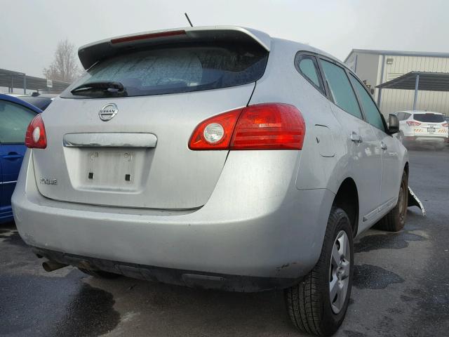 JN8AS5MT3DW525934 - 2013 NISSAN ROGUE S SILVER photo 4