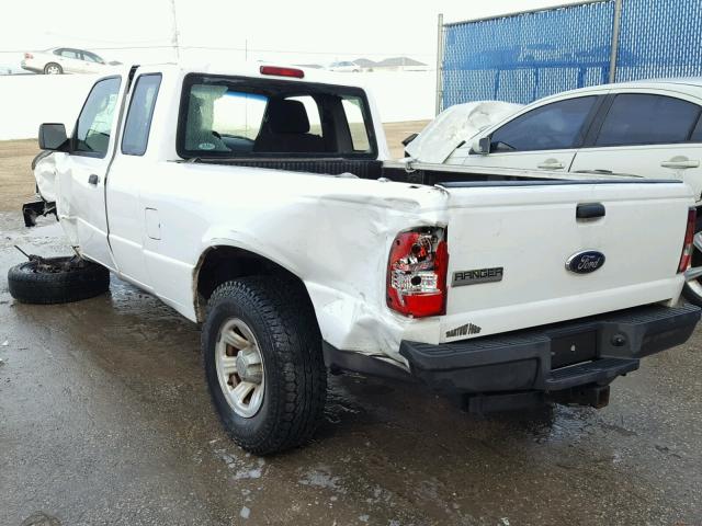 1FTKR1ED9APA17680 - 2010 FORD RANGER SUP WHITE photo 3