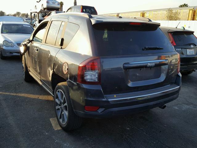 1C4NJCCB3FD170727 - 2015 JEEP COMPASS LI CHARCOAL photo 3