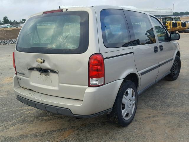 1GNDU23W28D207373 - 2008 CHEVROLET UPLANDER L TAN photo 4