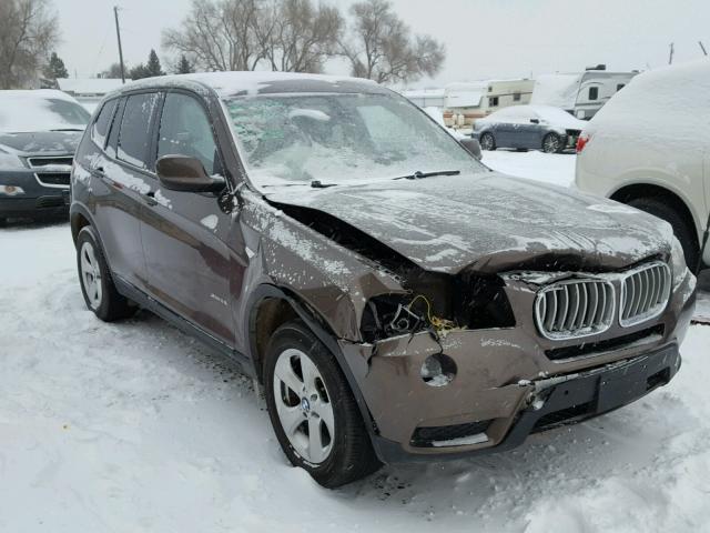 5UXWX5C53CL719772 - 2012 BMW X3 XDRIVE2 GRAY photo 1