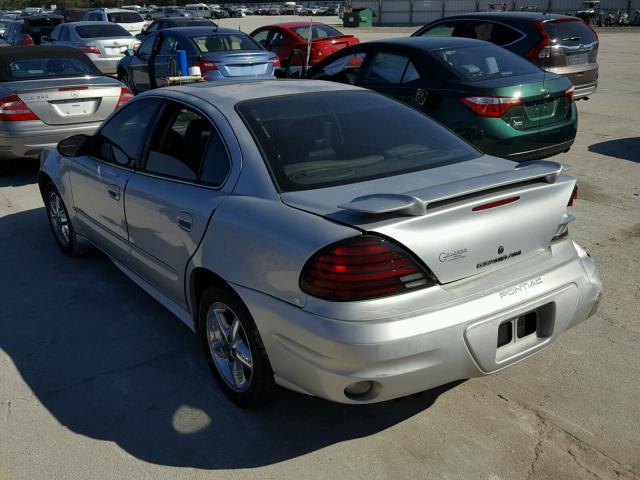 1G2NG52E24M532375 - 2004 PONTIAC GRAND AM S ვერცხლისფერი ფოტო 3