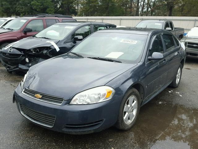 2G1WT57K691283214 - 2009 CHEVROLET IMPALA 1LT CHARCOAL photo 2