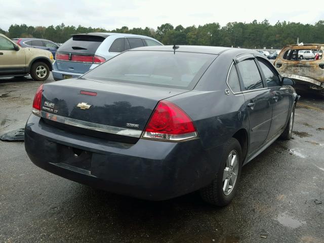 2G1WT57K691283214 - 2009 CHEVROLET IMPALA 1LT CHARCOAL photo 4