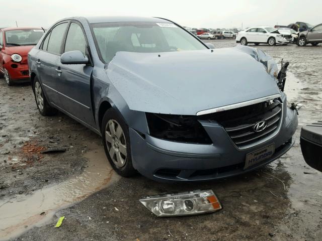 5NPET46F69H443219 - 2009 HYUNDAI SONATA GLS BLUE photo 1