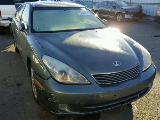 JTHBA30G155116689 - 2005 LEXUS ES 330 GREEN photo 1