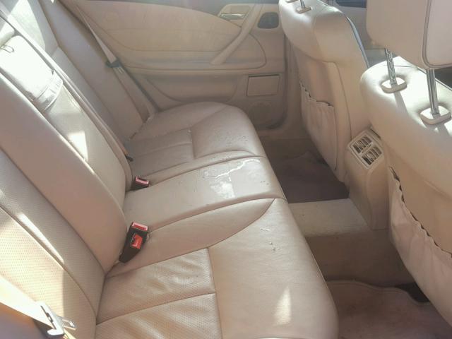 WDBJF65J11B243148 - 2001 MERCEDES-BENZ E 320 WHITE photo 6