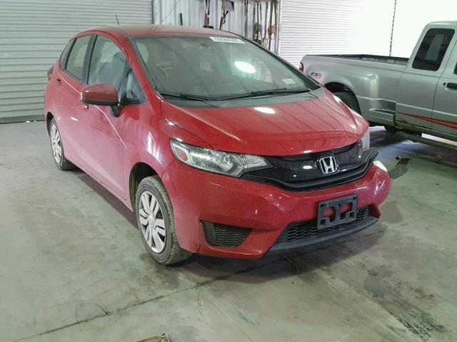 JHMGK5H52GX007568 - 2016 HONDA FIT LX RED photo 1