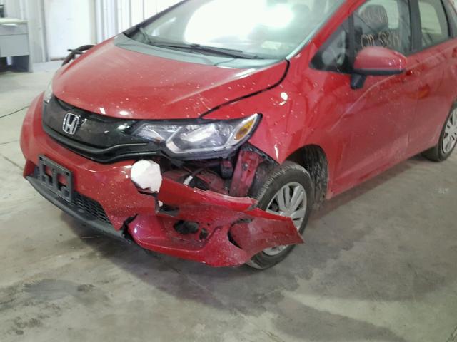 JHMGK5H52GX007568 - 2016 HONDA FIT LX Rouge photo 9