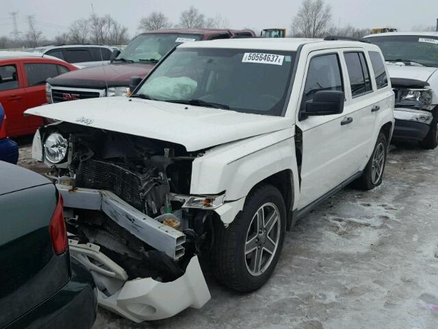 1J4FT28B29D126475 - 2009 JEEP PATRIOT SP WHITE photo 2