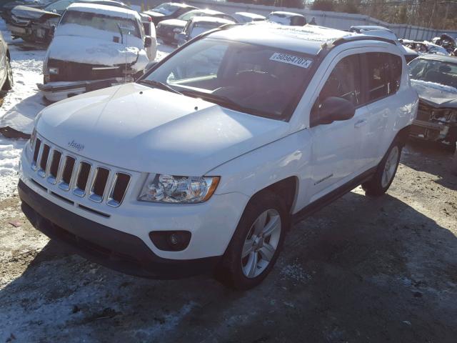 1J4NF4FB8BD133678 - 2011 JEEP COMPASS WHITE photo 2