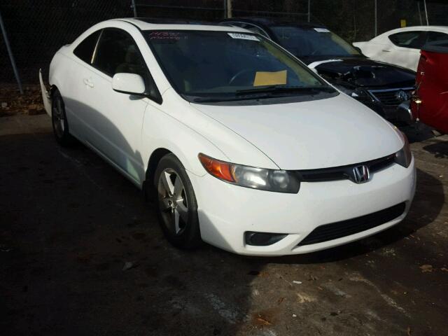 2HGFG12848H541821 - 2008 HONDA CIVIC EX WHITE photo 1