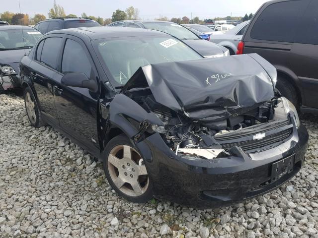 1G1AM55B367690626 - 2006 CHEVROLET COBALT SS BLACK photo 1