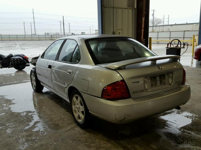 3N1CB51D96L638591 - 2006 NISSAN SENTRA 1.8 SILVER photo 3