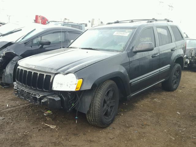 1J8GR48KX7C505191 - 2007 JEEP GRAND CHER BLACK photo 2