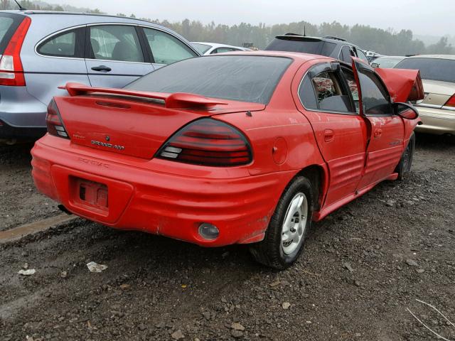 1G2NF52F62C115405 - 2002 PONTIAC GRAND AM S RED photo 4