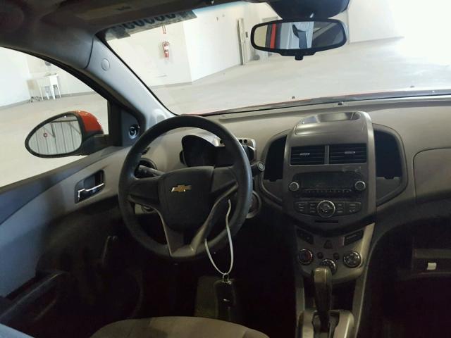 1G1JA5SH9C4159803 - 2012 CHEVROLET SONIC LS RED photo 9