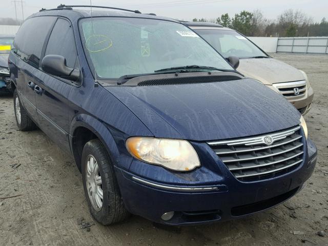 2C4GP54L95R120226 - 2005 CHRYSLER TOWN & COU BLUE photo 1