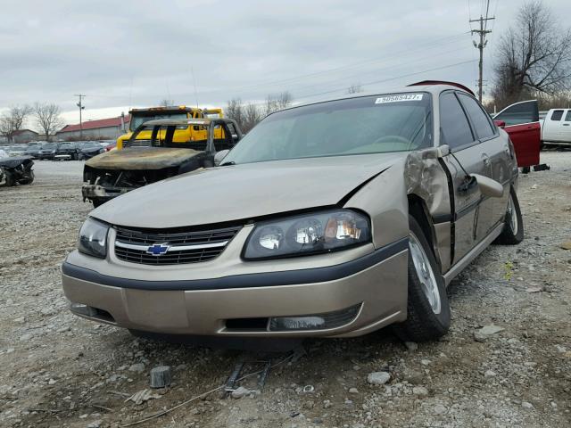 2G1WH55K329321641 - 2002 CHEVROLET IMPALA LS GOLD photo 2