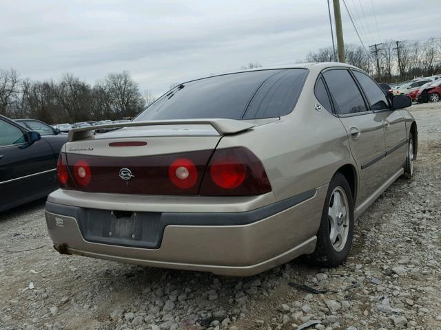 2G1WH55K329321641 - 2002 CHEVROLET IMPALA LS GOLD photo 4