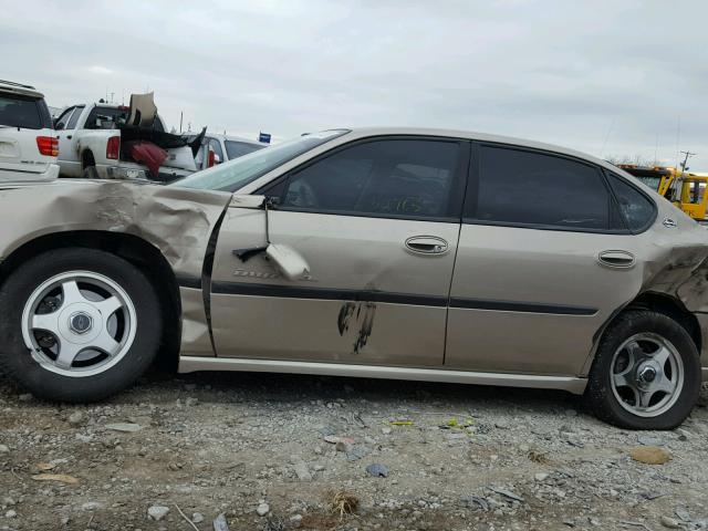 2G1WH55K329321641 - 2002 CHEVROLET IMPALA LS GOLD photo 9