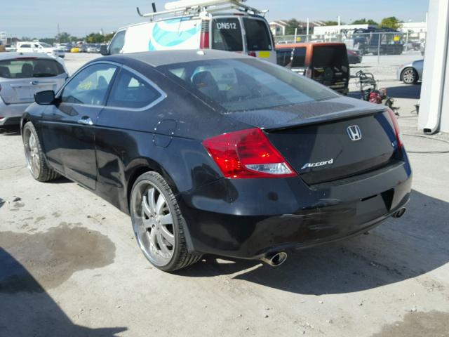 1HGCS2B82CA010695 - 2012 HONDA ACCORD EXL BLACK photo 3