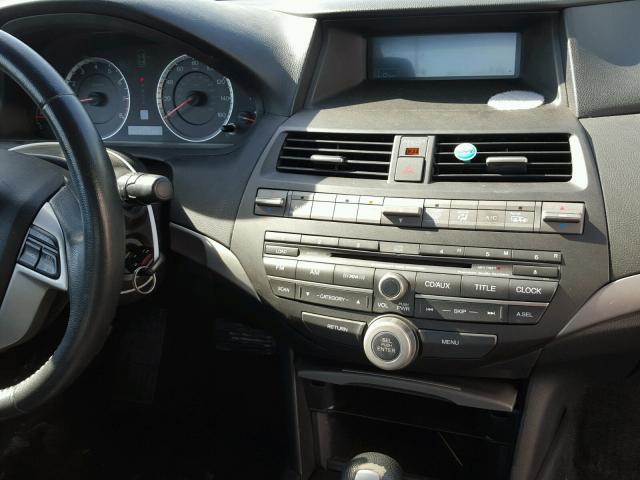 1HGCS2B82CA010695 - 2012 HONDA ACCORD EXL BLACK photo 9