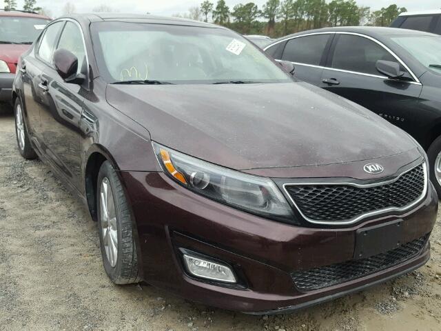 5XXGN4A70FG466604 - 2015 KIA OPTIMA EX BURGUNDY photo 1